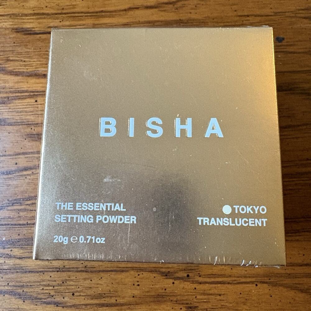 BISHA The Essential Setting Powder Tokyo Translucent .71 oz New Sealed Box 20g